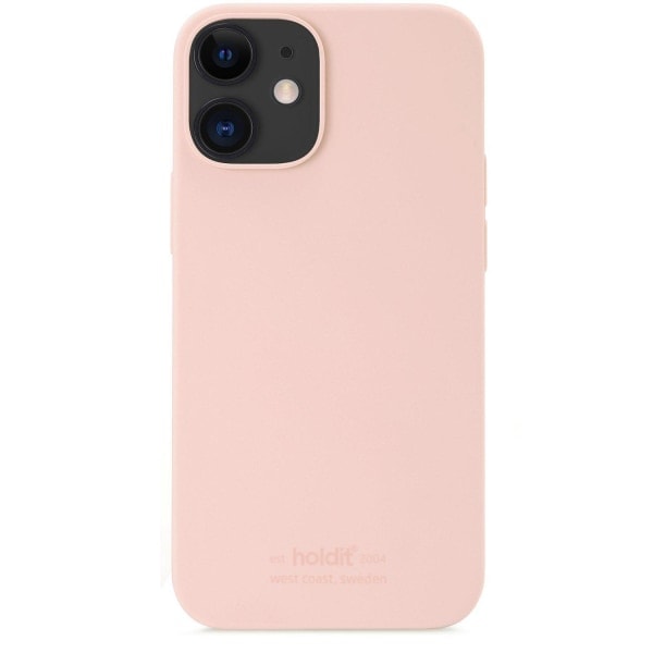 iPhone 12 Mini - Puhelin Kotelo Silikoninen - Vaaleanpunainen Rosa