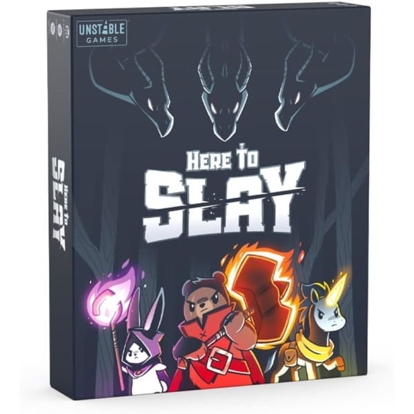 REMAKE Here to Slay Kortspel, Familjespel, Kortpapper, Svart