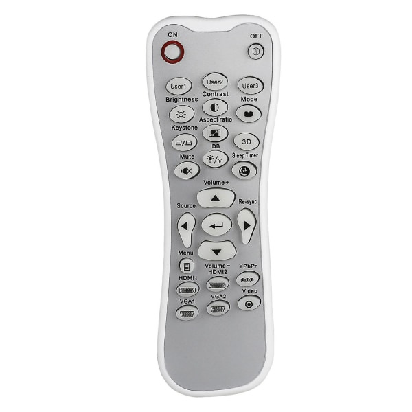 REMAKE Fjernkontroll for Optoma Gt1080 Gt1070x Hd141x Lysprojektor Hd26 - Perfekt