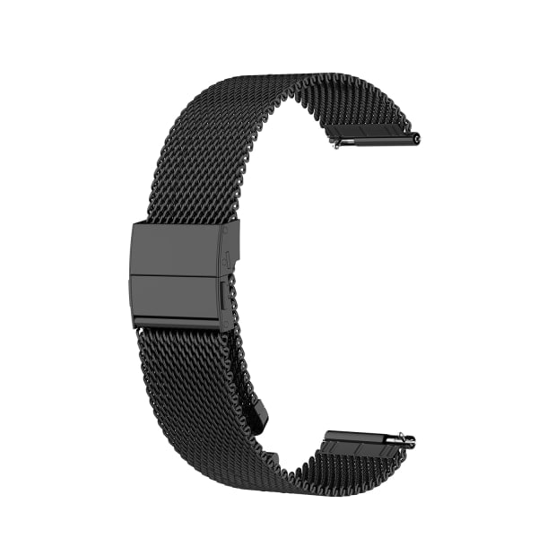 Garmin VivoActive 3 / Move / Forerunner (20 mm) ranneke Ruostumaton teräs Musta