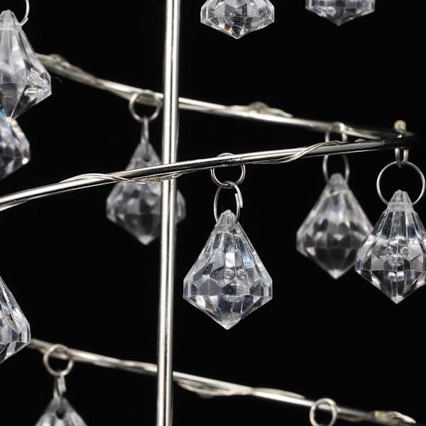 LED Juletrærlys Ornament Nattlys for Juleromdekorasjon Hvit