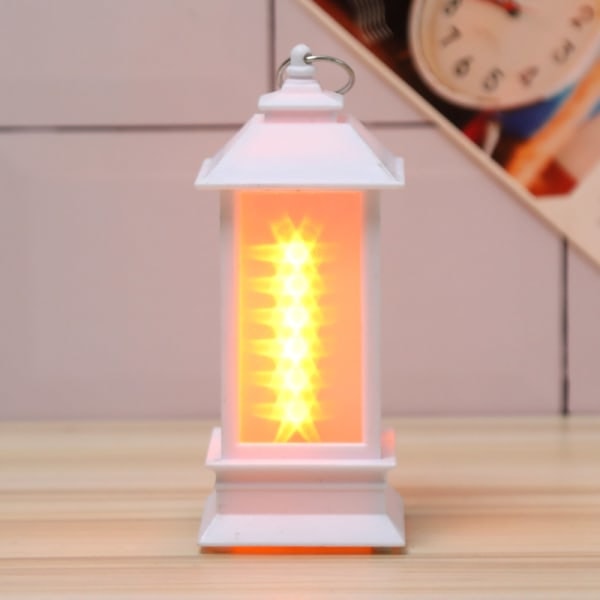 Betterlifefg - Julevindlampe LED Lysende Pynt Julepynt Flammelampe Stearinlygtebærbart Vindlampe, rød Sunmostar