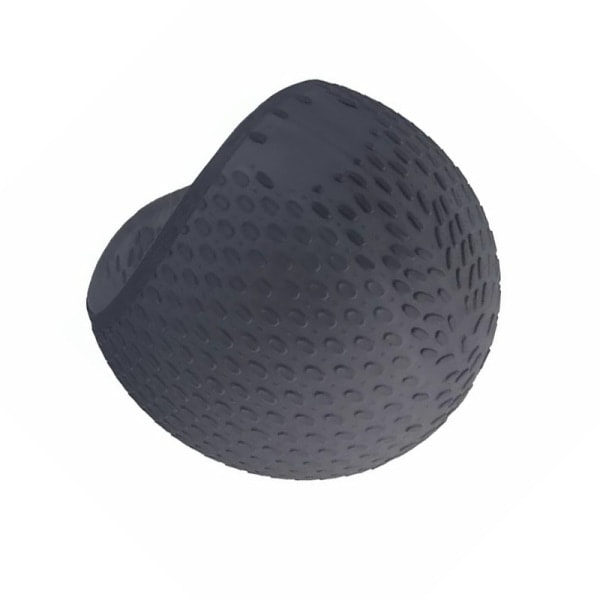 Waterproof silicone swimming cap Black