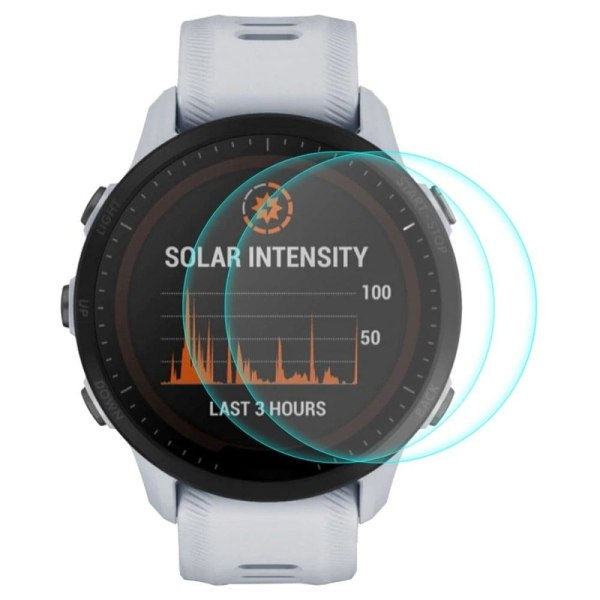 2 st ENKAY Garmin Forerunner 955 aluminiumglas skärmskydd Transparent