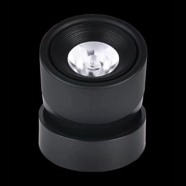 REMAKE Dæmpbar LED Loft Spotlight Indendørs Kunstlys Billedelys Downlight Retningsbestemt Loftlampe 12W 960LM (Sort)