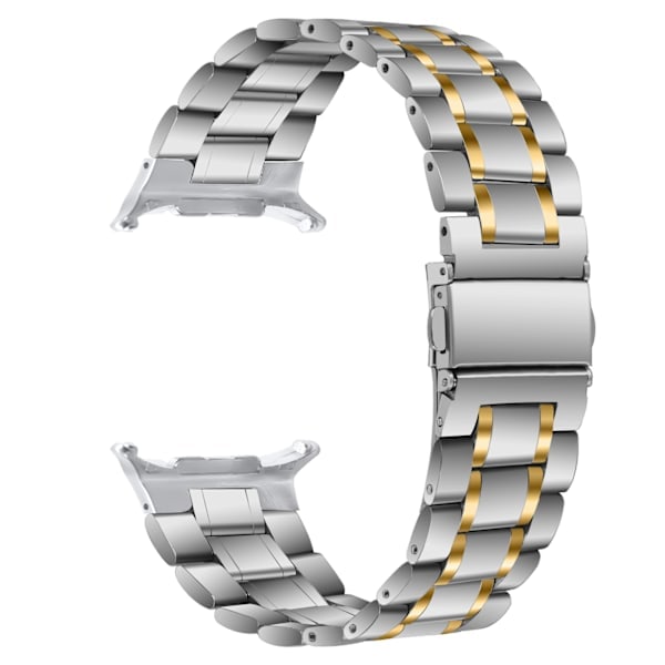 Urrem til Samsung Galaxy Watch 7 Ultra 47MM i rustfrit stål - Sølv + Guld