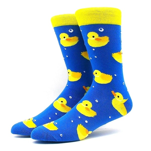REMAKE Fargede vintersokker i kammet bomull, varme sokker for menn og kvinner, crew-sokker, lykkelige strømper, Calcetines de hombre business dress
