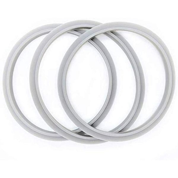 Pakke med 10 silikon O-ring tetninger for Nutribullet 600 Pro 900-serien Grå 85g
