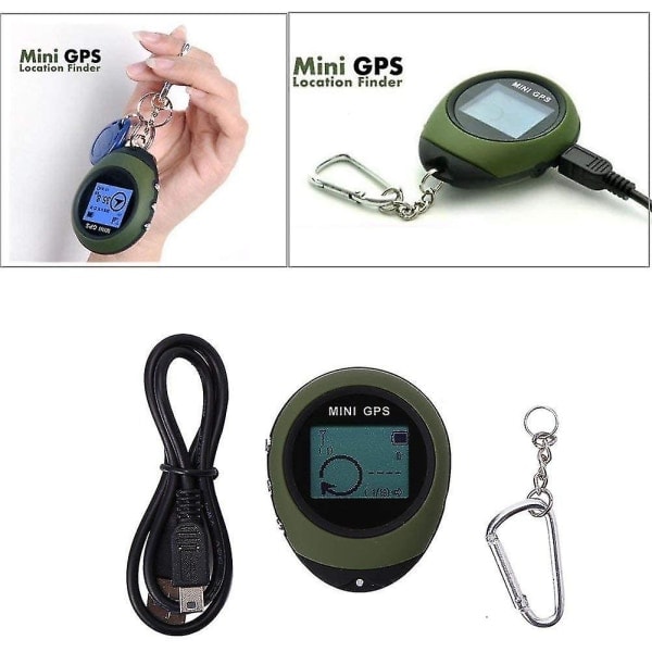 Mini GPS Navigation Portabel Udendørs Lokator Håndholdt