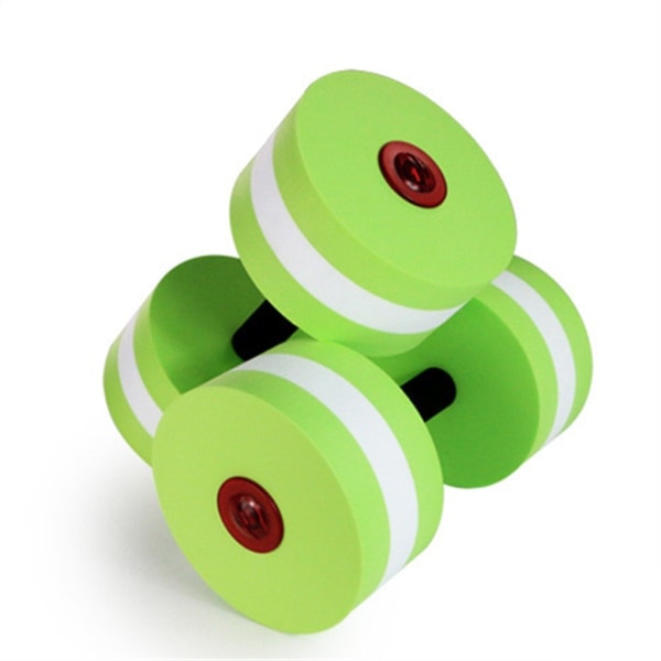 Vattenflytande Hantlar Utomhus Simning Fitness Hantlar Matcha Grön