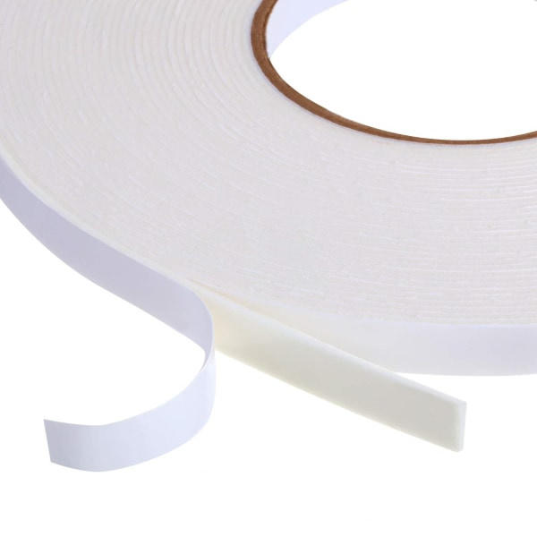 Dobbeltsidet PE-skumtape (5 ruller) Hvid S