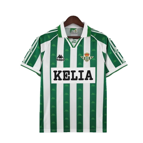 Real Betis Herre Retro Fotballtrøye med Korte Ermer 1996-97 2XL