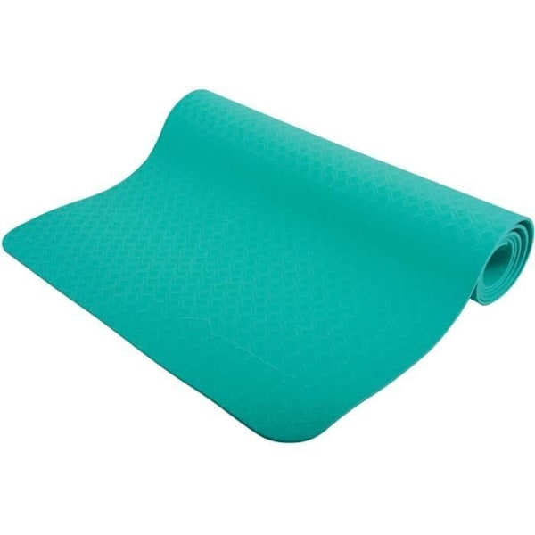 Yogamåtte - FITNESS - SKILDPADDE - 180 x 61 cm - 4 mm - Taske inkluderet - Grøn