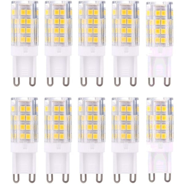 REMAKE G9 LED-lampor, varmvit 3000K 5W G9 LED, 10-pack