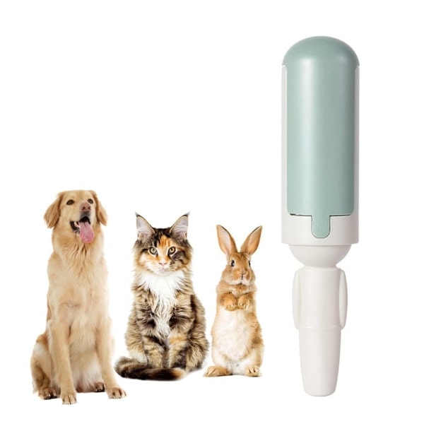 Pelsfjerner Rulle, Genanvendelig Pels-Lugs Rulle, Kat og Hundepelsfjernerbørste til Tæpper, Tøj, Sengetøj...