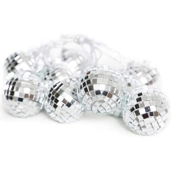 3M 20 stk speilball lys LED strenglys innendørs/utendørs dekorasjon bryllup fest Halloween jul husdekorasjon varm hvit