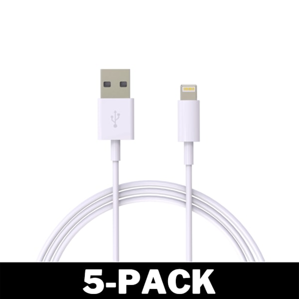2M Lightning Pikalatauskaapeli iPhonelle Valkoinen iOS14