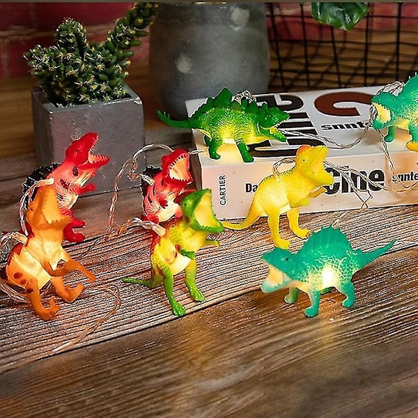 2m 10-led Cute Dinosaur String Light For Children Gift Bedroom Nursery Birthday Party Decor