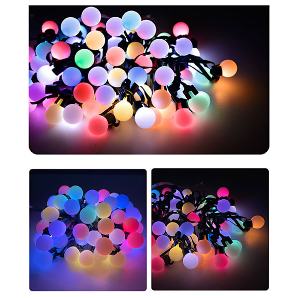 10m 50 LED utomhus ljusslingor med appkontroll