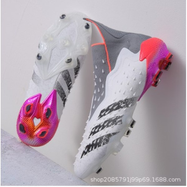 Football Boots Mens Assassin 15 Low-top Tf Broken Nails Game Training Shoes For Kids Ag Long Nails Football Boots Artificial Turf Leather White Ash