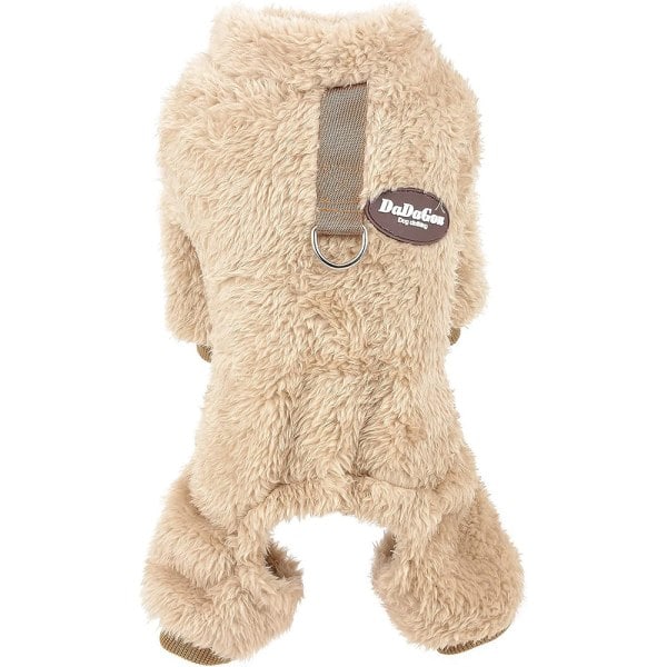 REMAKE Sherpa Fleece Pet Pyjamas med D-ring til små hunde og katte Hvalpe Sweater Pyjamas Jumpsuit Blød Frakke Yorkie Chihuahua Varme Vintertøj...
