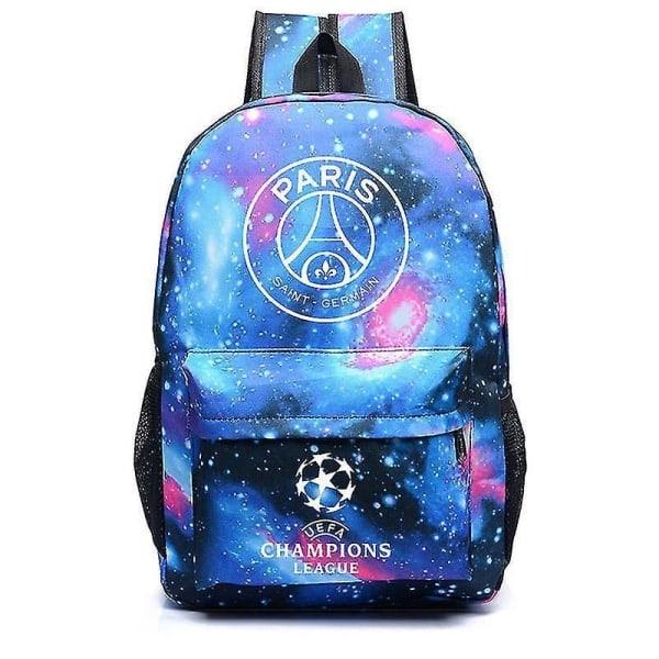 Star Paris Uefa Champions League Shoulder Bag Fan Backpack Student School Bag Storage Bag