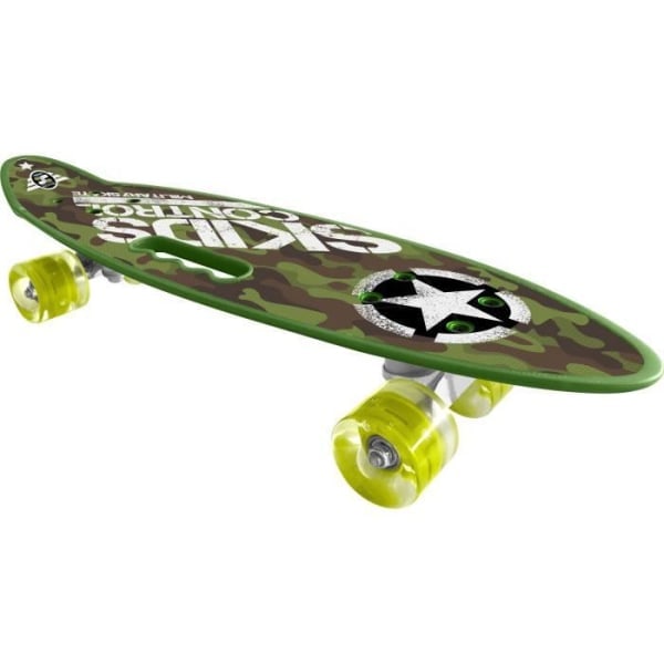 STAMP Skateboard 24 x 7 med Skids Control militærhåndtag