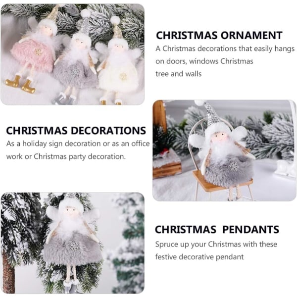 *Angel Pendant Christmas Tree Decoration Elf Snowflake Party Decoration*