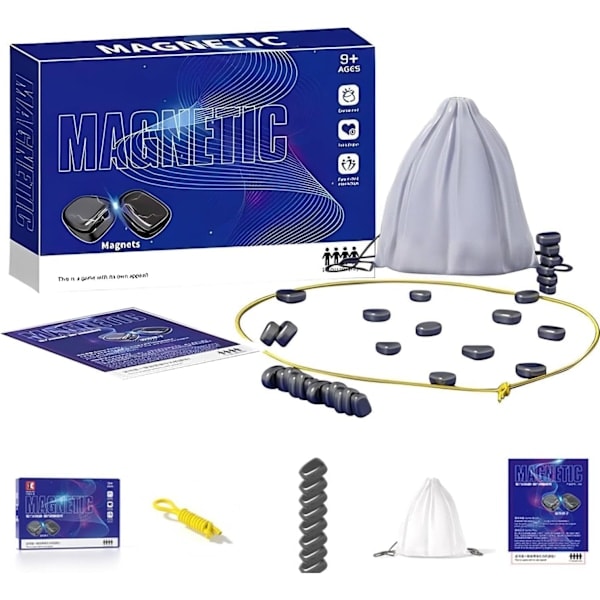 REMAKE Magnetiskt Schackspel - 2024 Nytt Familjespel - Roligt Magnetiskt Schackspel