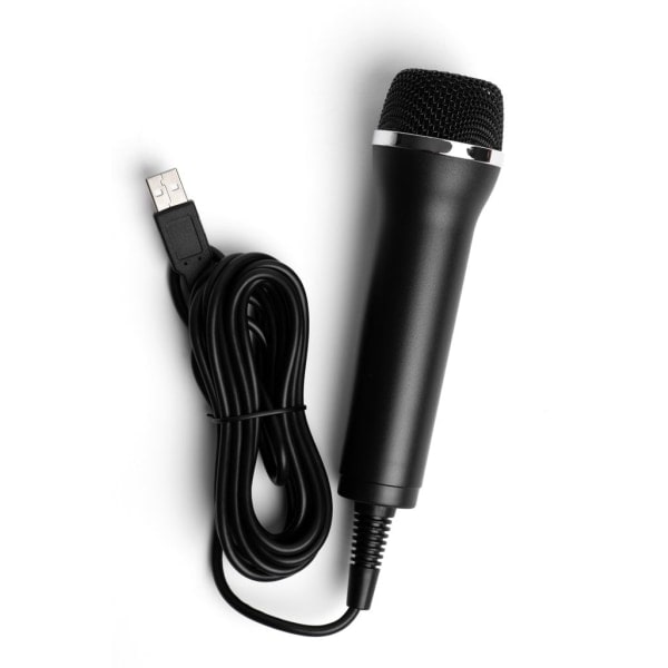 2x USB-mikrofoner Sort