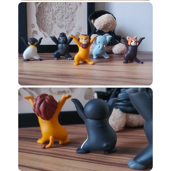 1 stk Dansende Dyre Blyant Holder Kiste Dans Team Leke Morsom DIY Kreativ Skrivebord Gadgets Dyr Ornament