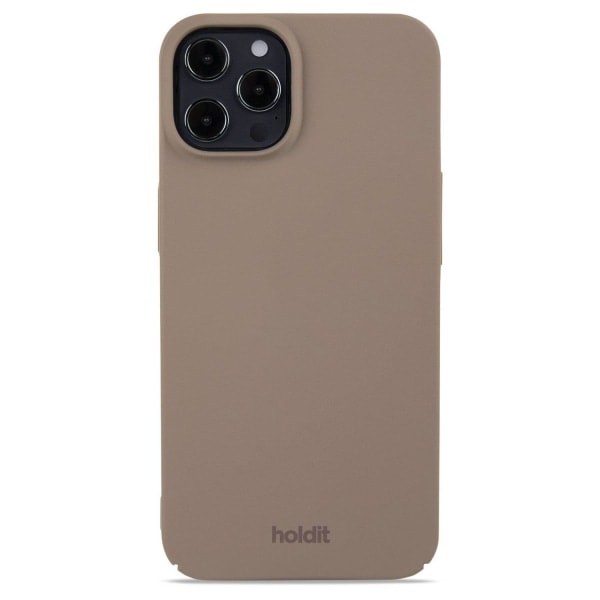 held iPhone 12 / 12 Pro -puhelimen kuori Ohut Mokka Brown