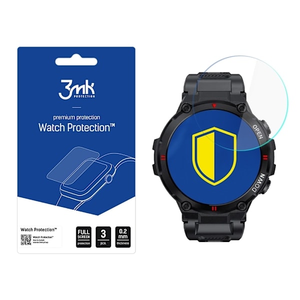 Garett Sport Tactic - 3mk Watch Protection v. FlexibleGlass Lite