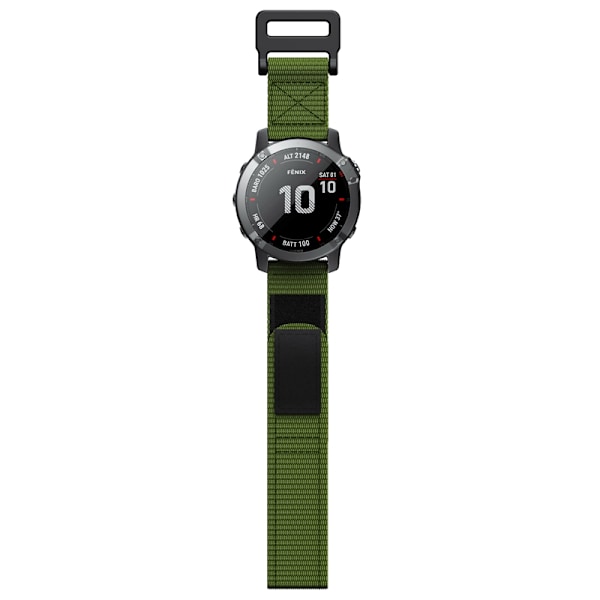 Kellon ranneke 22 mm Garmin Fenix 5/6/7 Forerunner Approach Nylon -kelloille