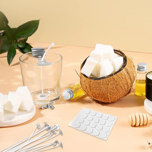 Kynttiläsydämet ja sydänpidikkeet DIY-kynttilöihin - 150 kynttiläsydäntä