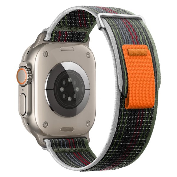 Trail Loop Rem för Apple Watch Band 44mm 40mm 45mm 41mm 42 44 45mm Sport Armband iwatch Ultra 2 49mm Serie 9 8 se 7 6 5 4 3 midnatt midnatt 41mm 40mm 38mm midnight 11