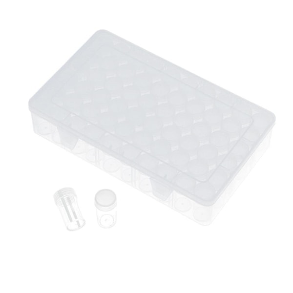 REMAKE 1 Set Beads Diamonds Storage Box 60 Grid Beads Container Nail Art Tools Bag