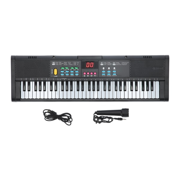 REMAKE Keyboard Piano Instrument 61 Näppäintä Sähköinen Digitaalinen Monitoiminen Mikrofonilla MQ6186