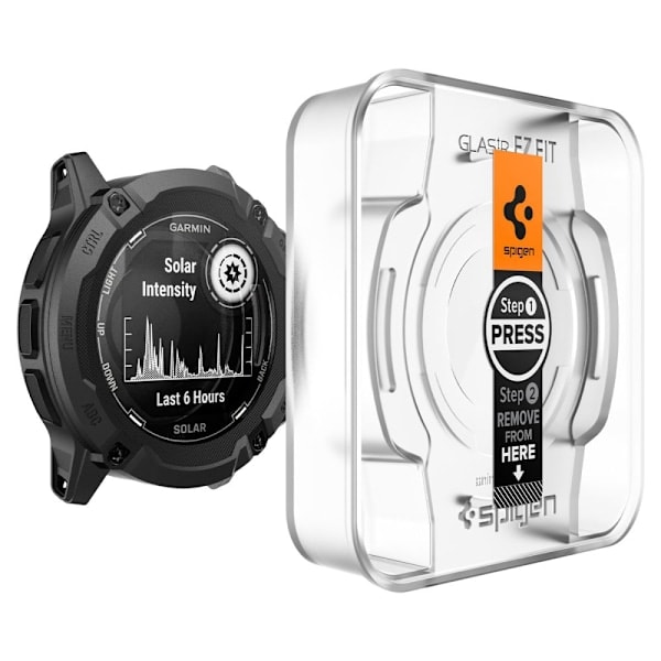 HÆRDET GLAS SPIGEN GLAS.TR \"EZ FIT\" 2-PAK GARMIN INSTINCT 2X SOLAR KLAR