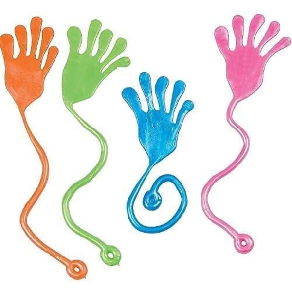 20 st Sticky Hands, Sticky Finger, Barnfest Favor Set, Roliga Leksaker, Festfavoriter