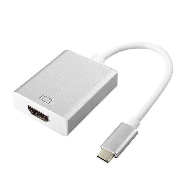 USB C till HDMI-adapter Typ C till HDMI 1080P USB 3.0-port USB C-laddningsport Konverteringsadapter