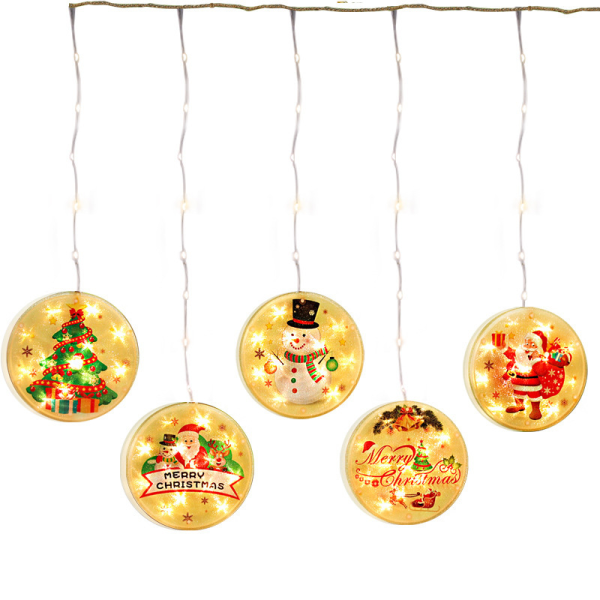 5 Nye Julelys, LED Lys, Rum Dekorationslys