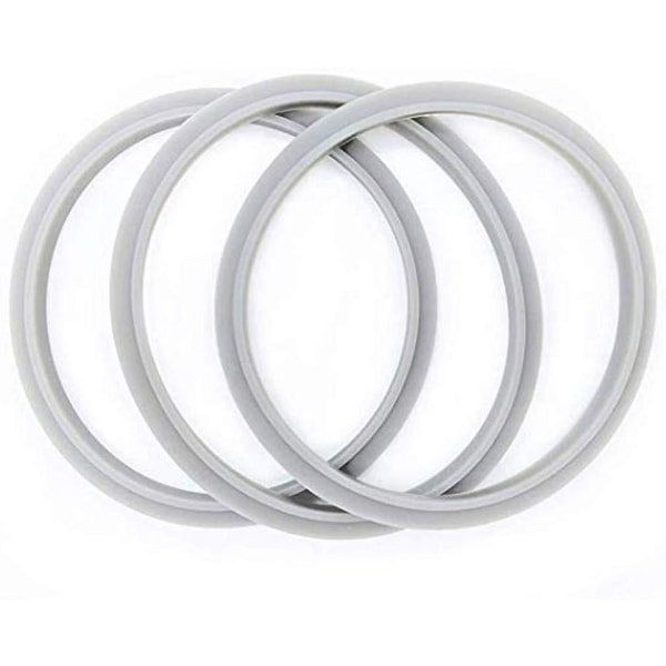 Pakke med 10 silikon O-ring tetninger for Nutribullet 600 Pro 900-serien Grå 85g