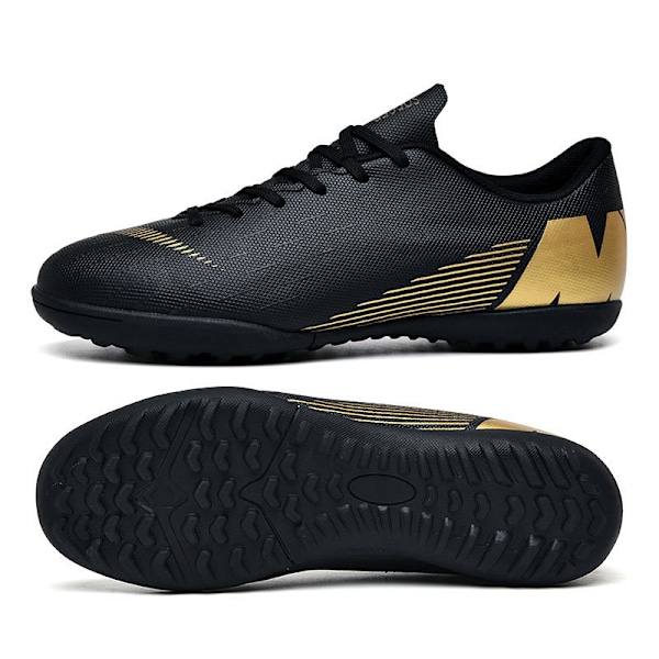 Mænds/Kvinders Indendørs/Udendørs Store Drenge AG/FG Sorte Fodboldstøvler 36 Black-1