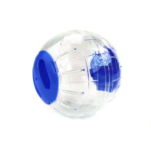 Dvärghamster Löpningsleksak Fans You 4,8-tums Liten Djur Hamster Löpnings Fitnessboll, 2-pack blå+orange