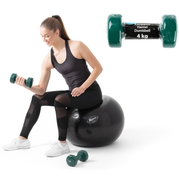 Atom Hantel Neopren 4 kg