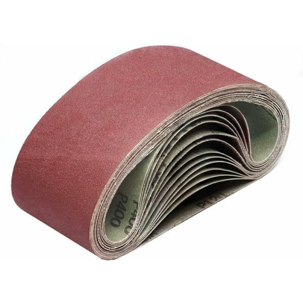 REMAKE Slibebånd 100 x 915 mm 80 120 150 240 400 Grov/Fin Korn Slibebånd til båndsliber (10 stk)