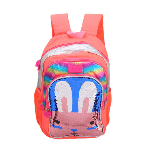 Sekvens Elegant Student Reiseveske Unisex Barn Bærbar Fritids Skoleveske Fluorescerende Rosa