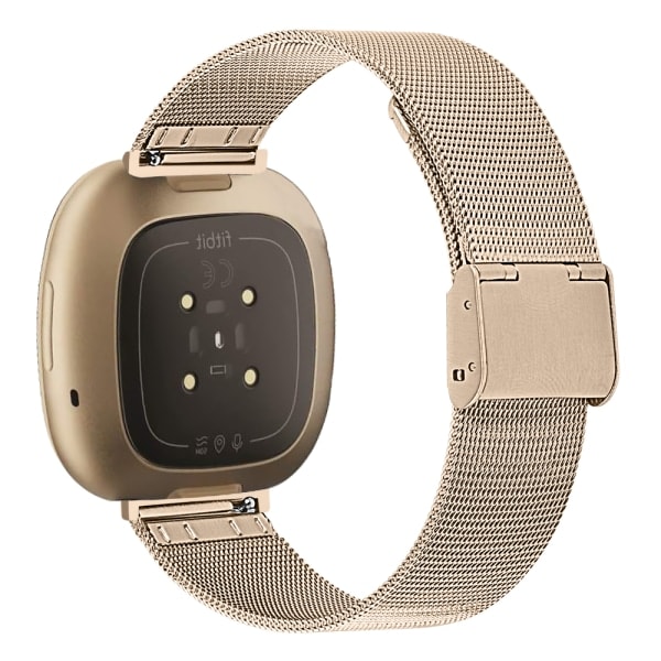 Fitbit Versa 3 / Sense armbånd i rustfrit stål Guld