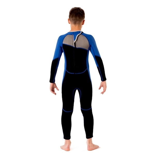 HISEA Neoprene One Piece Suit Long Sleeve Kids Boy Wetsuit Diving Suit Keep Warm for Snorkeling Surfing M125(M125 12 Size)